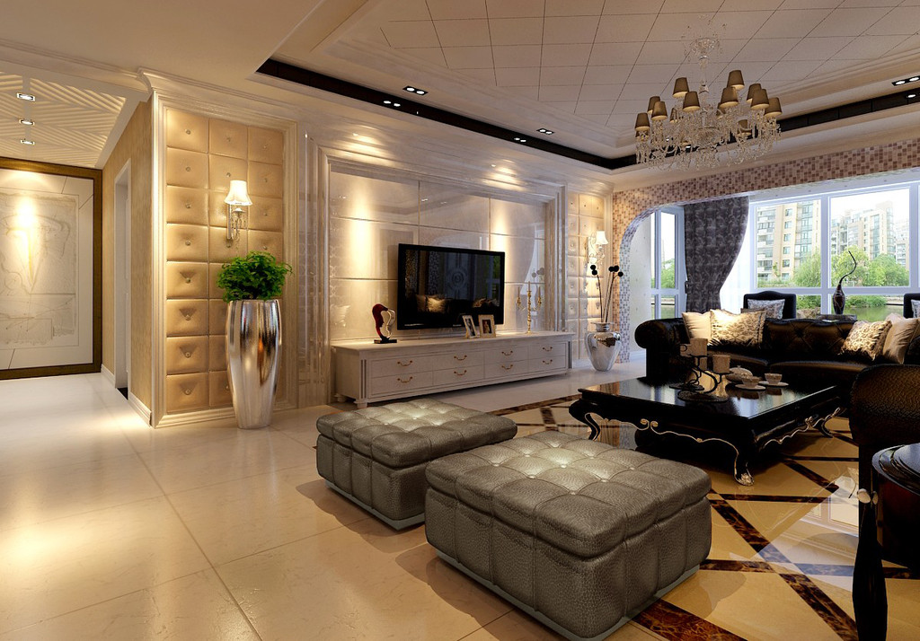 西安家裝 歐式裝修案例 西安市榮強裝飾工程圖片_高清圖_細(xì)節(jié)圖